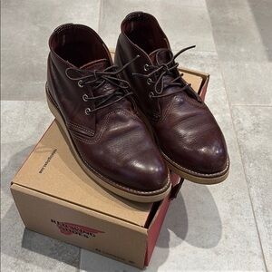 Red Wing Shoes Dark Brown Chukka Boots Size 8